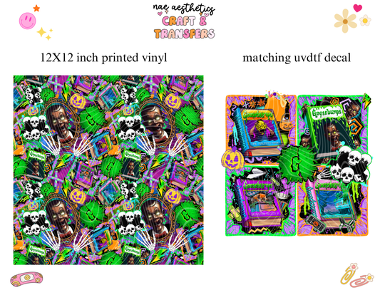 PRINTED VINYL SHEET WITH MATCHING UVDTF #205