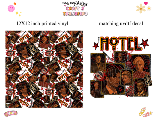 PRINTED VINYL SHEET WITH MATCHING UVDTF #208