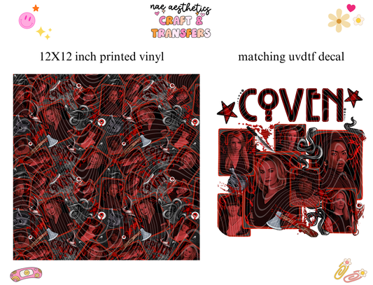 PRINTED VINYL SHEET WITH MATCHING UVDTF #209