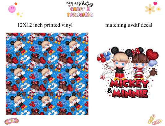 PRINTED VINYL SHEET WITH MATCHING UVDTF #212