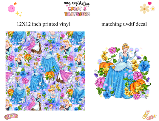 PRINTED VINYL SHEET WITH MATCHING UVDTF #219
