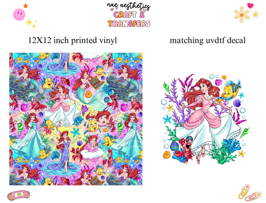 PRINTED VINYL SHEET WITH MATCHING UVDTF #221