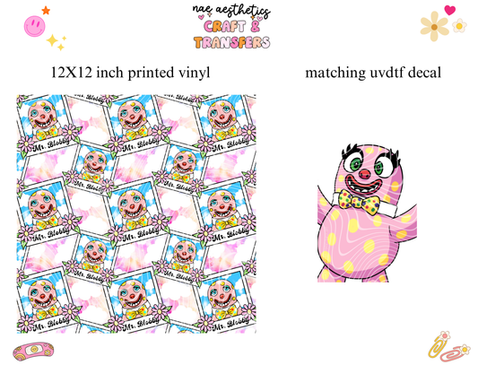 PRINTED VINYL SHEET WITH MATCHING UVDTF #229