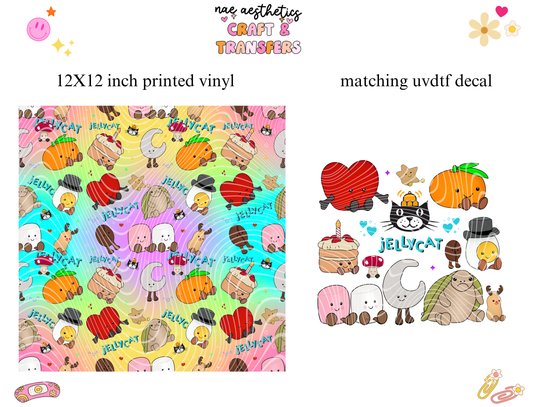 PRINTED VINYL SHEET WITH MATCHING UVDTF #230