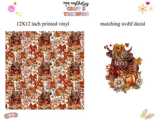 PRINTED VINYL SHEET WITH MATCHING UVDTF #234