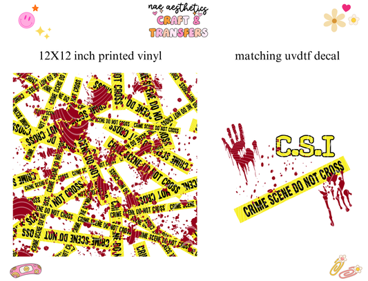 PRINTED VINYL SHEET WITH MATCHING UVDTF #235