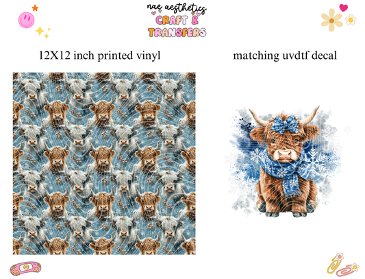 PRINTED VINYL SHEET WITH MATCHING UVDTF #236