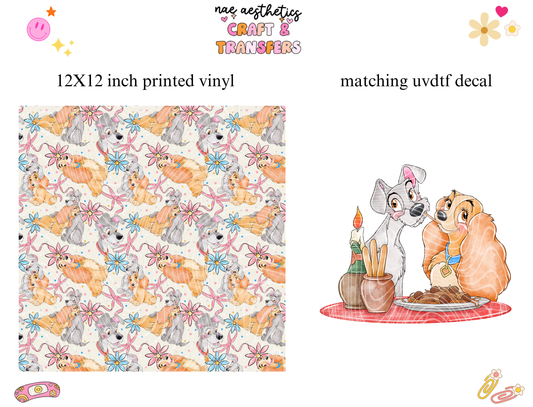 PRINTED VINYL SHEET WITH MATCHING UVDTF #237