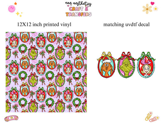 PRINTED VINYL SHEET WITH MATCHING UVDTF #239