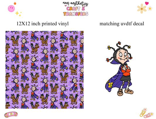 PRINTED VINYL SHEET WITH MATCHING UVDTF #241