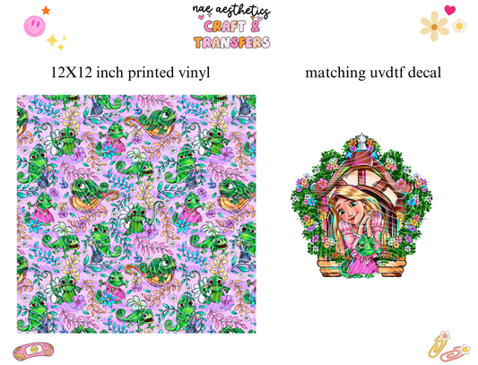 PRINTED VINYL SHEET WITH MATCHING UVDTF #243
