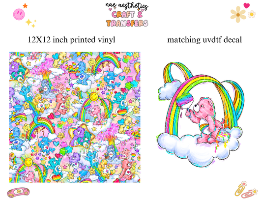 PRINTED VINYL SHEET WITH MATCHING UVDTF #246