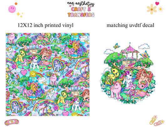 PRINTED VINYL SHEET WITH MATCHING UVDTF #247