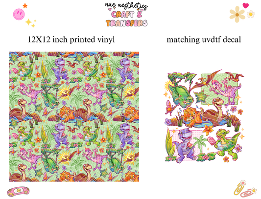 PRINTED VINYL SHEET WITH MATCHING UVDTF #26