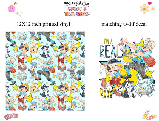 PRINTED VINYL SHEET WITH MATCHING UVDTF #35
