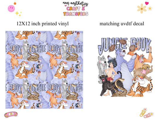 PRINTED VINYL SHEET WITH MATCHING UVDTF #36