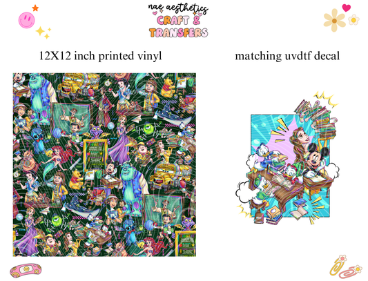 PRINTED VINYL SHEET WITH MATCHING UVDTF #4