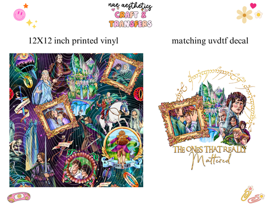 PRINTED VINYL SHEET WITH MATCHING UVDTF #43