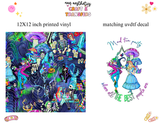 PRINTED VINYL SHEET WITH MATCHING UVDTF #44