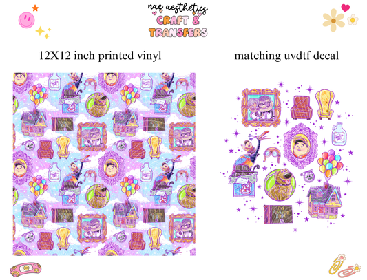 PRINTED VINYL SHEET WITH MATCHING UVDTF #46