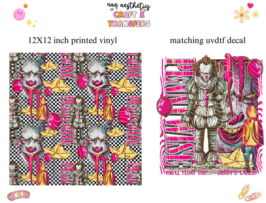 PRINTED VINYL SHEET WITH MATCHING UVDTF #48