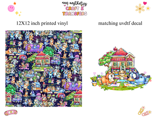 PRINTED VINYL SHEET WITH MATCHING UVDTF #5