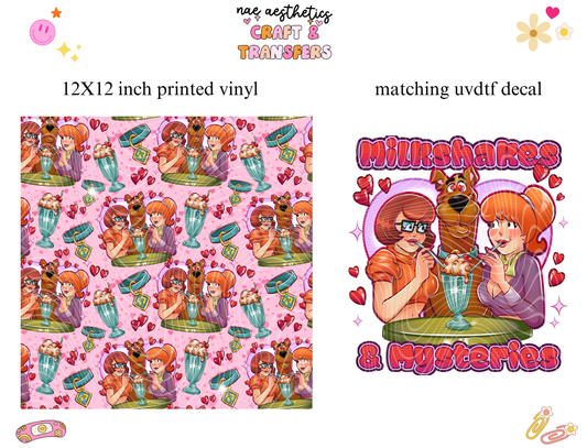 PRINTED VINYL SHEET WITH MATCHING UVDTF #54