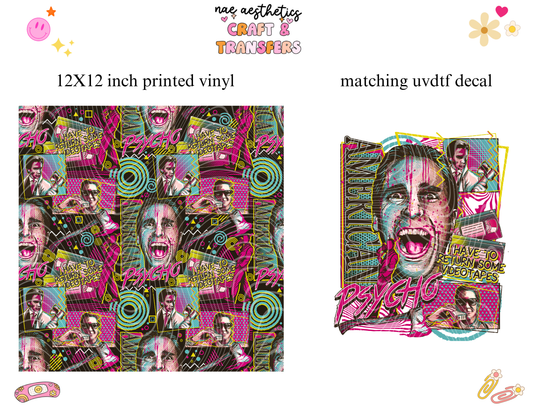 PRINTED VINYL SHEET WITH MATCHING UVDTF #56