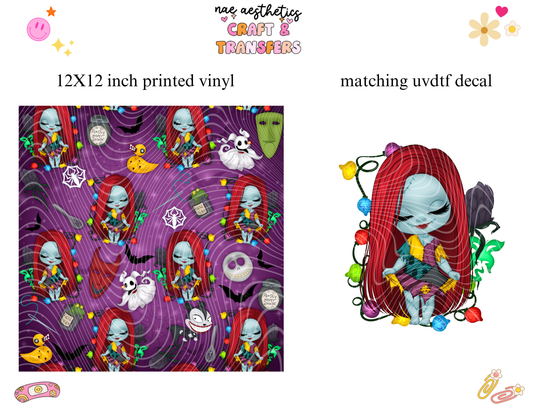 PRINTED VINYL SHEET WITH MATCHING UVDTF #60