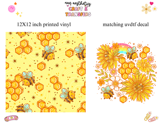 PRINTED VINYL SHEET WITH MATCHING UVDTF #64