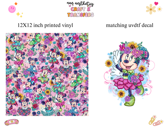 PRINTED VINYL SHEET WITH MATCHING UVDTF #72