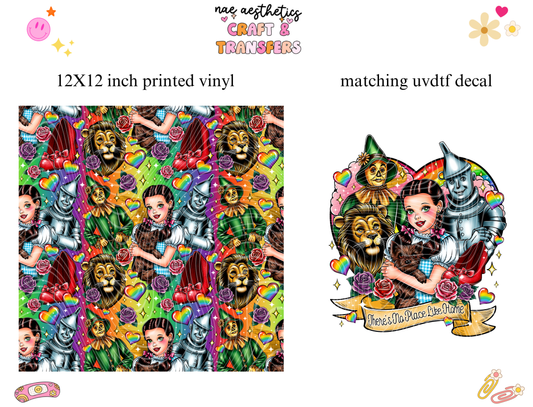PRINTED VINYL SHEET WITH MATCHING UVDTF #79