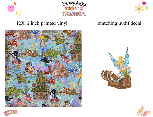 PRINTED VINYL SHEET WITH MATCHING UVDTF #89