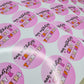 CUSTOM SOLVENT BUSINESS STICKERS