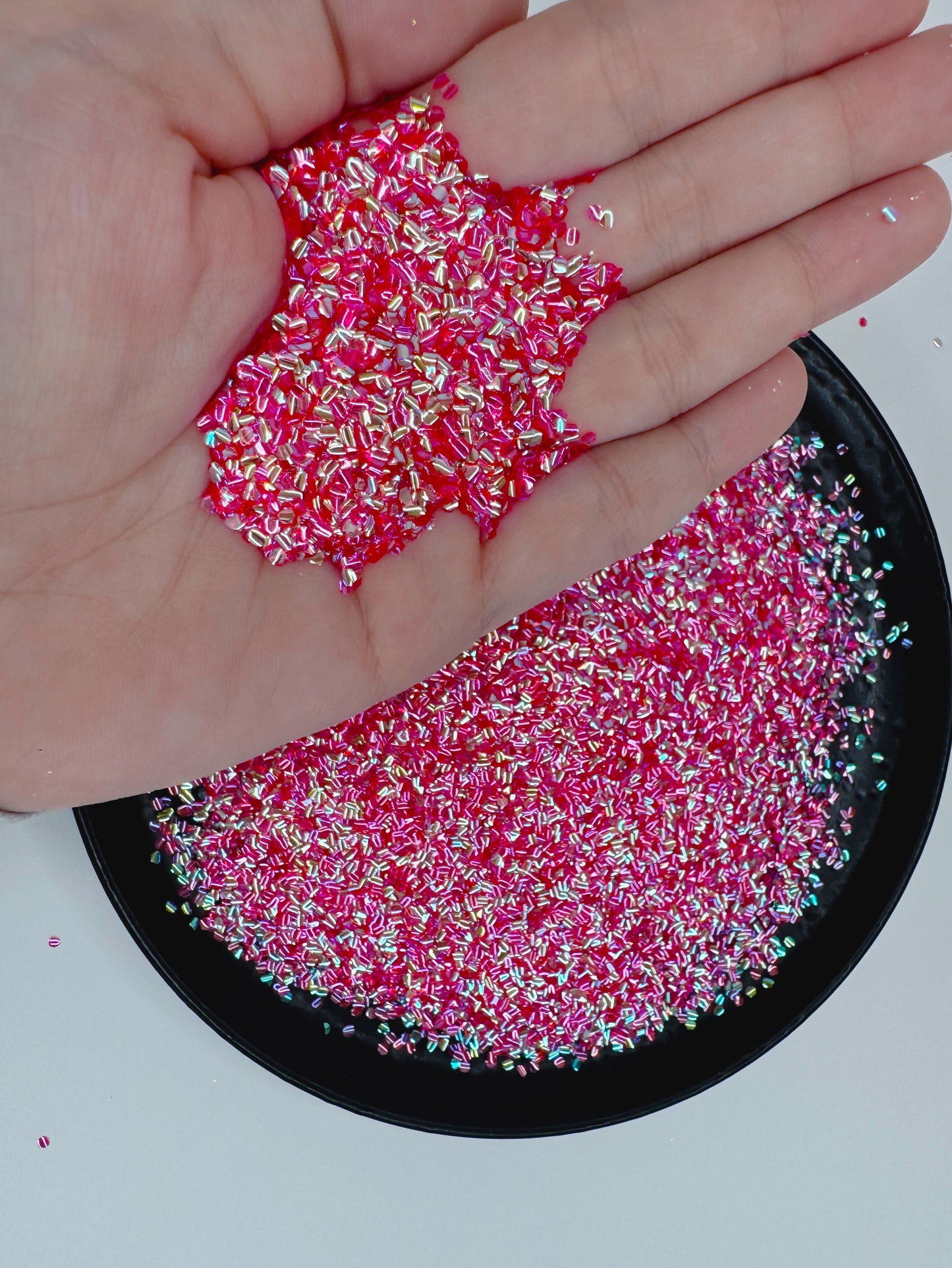 RUBY AMULET - CHUNKY  GLITTER