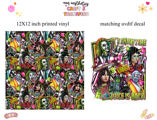 PRINTED VINYL SHEET WITH MATCHING UVDTF #251