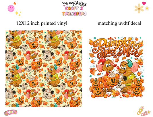 PRINTED VINYL SHEET WITH MATCHING UVDTF #262