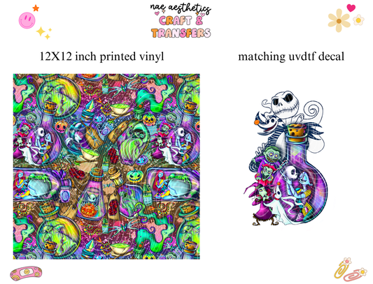 PRINTED VINYL SHEET WITH MATCHING UVDTF #267