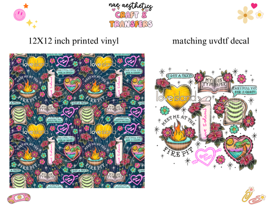PRINTED VINYL SHEET WITH MATCHING UVDTF #268