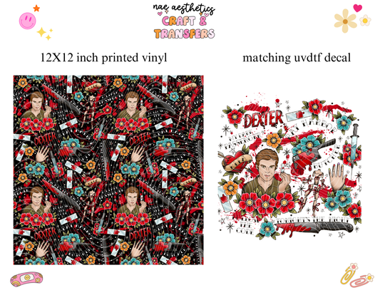 PRINTED VINYL SHEET WITH MATCHING UVDTF #269
