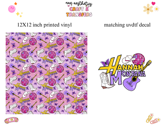 PRINTED VINYL SHEET WITH MATCHING UVDTF #271