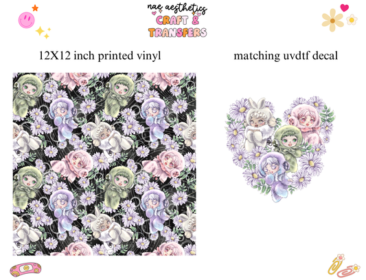 PRINTED VINYL SHEET WITH MATCHING UVDTF #273