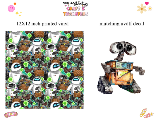 PRINTED VINYL SHEET WITH MATCHING UVDTF #277