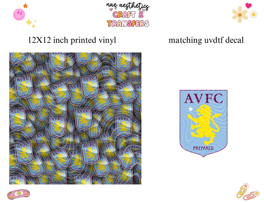PRINTED VINYL SHEET WITH MATCHING UVDTF #282