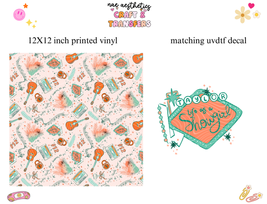 PRINTED VINYL SHEET WITH MATCHING UVDTF #285
