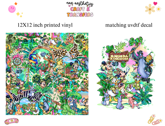 PRINTED VINYL SHEET WITH MATCHING UVDTF #288
