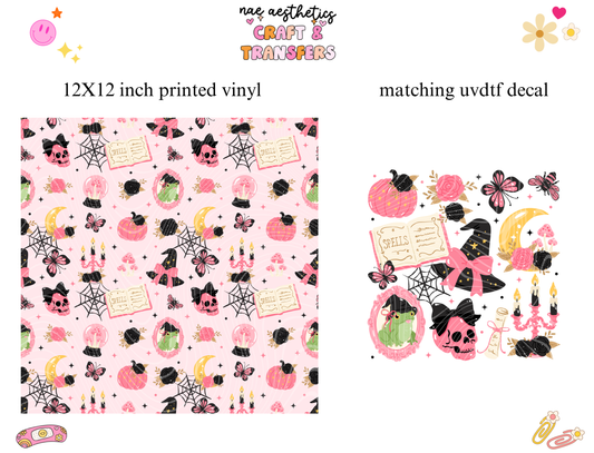 PRINTED VINYL SHEET WITH MATCHING UVDTF #291