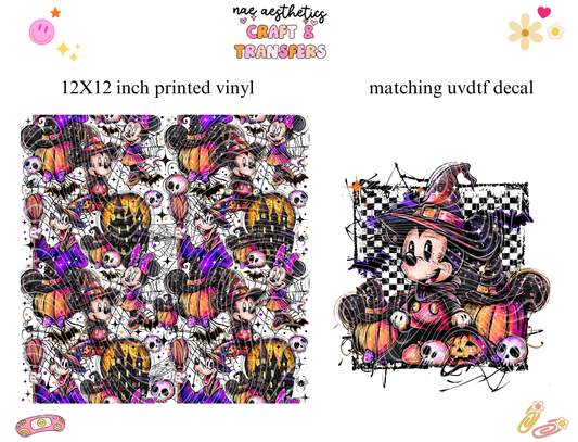 PRINTED VINYL SHEET WITH MATCHING UVDTF #300