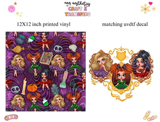 PRINTED VINYL SHEET WITH MATCHING UVDTF #301
