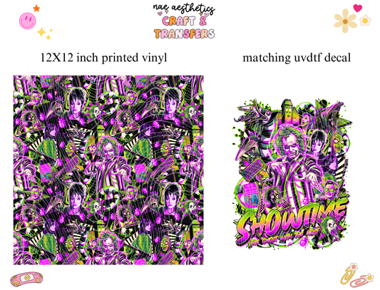 PRINTED VINYL SHEET WITH MATCHING UVDTF #308